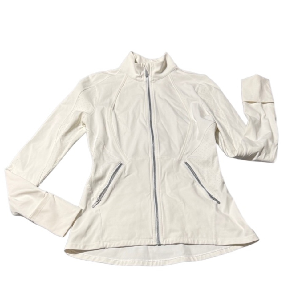 Lululemon Sleek Essentials Jacket
Cream/White size 8 - Picture 7 of 17